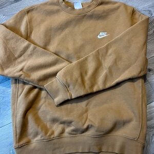 Nike Men's Camel Crewneck Sweater